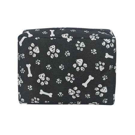 Round Of a Paws Large Cosmetic Travel Pouch