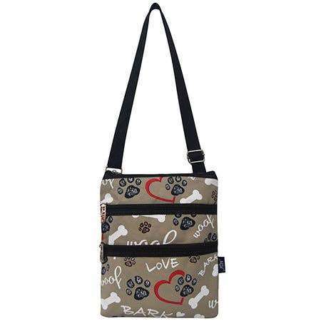 Puppy Love Messenger Hipster Bag