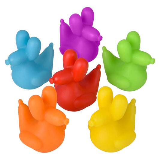 Balloon Dog Rubber Ducky 2.25"
