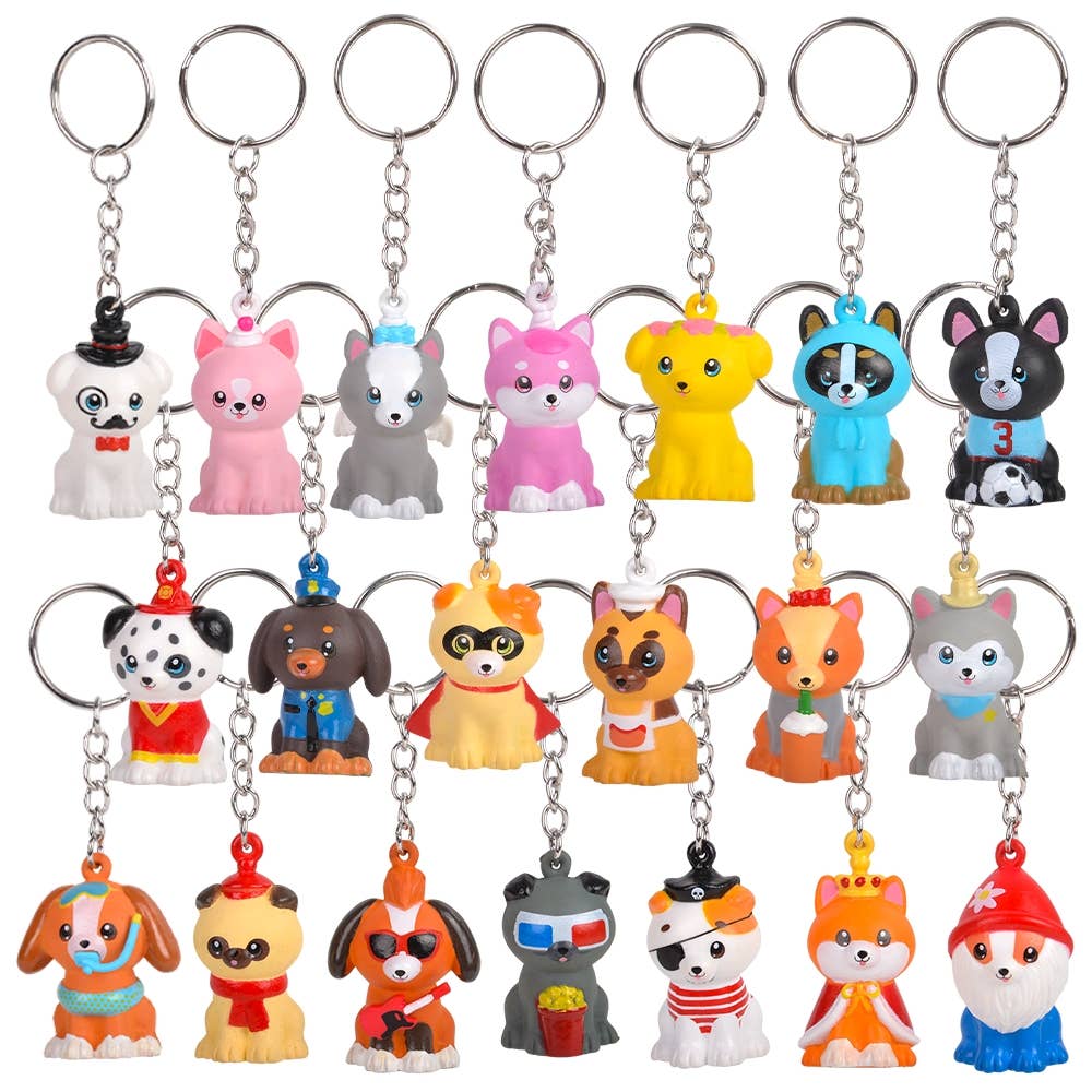 Collectible Doggy Keychain 1.5"